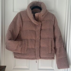 Abercrombie & Fitch Gray and Pink Logo Patch